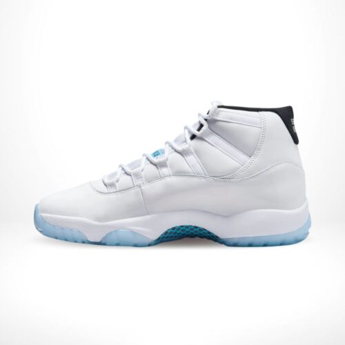 Medial side view of the Air Jordan 11