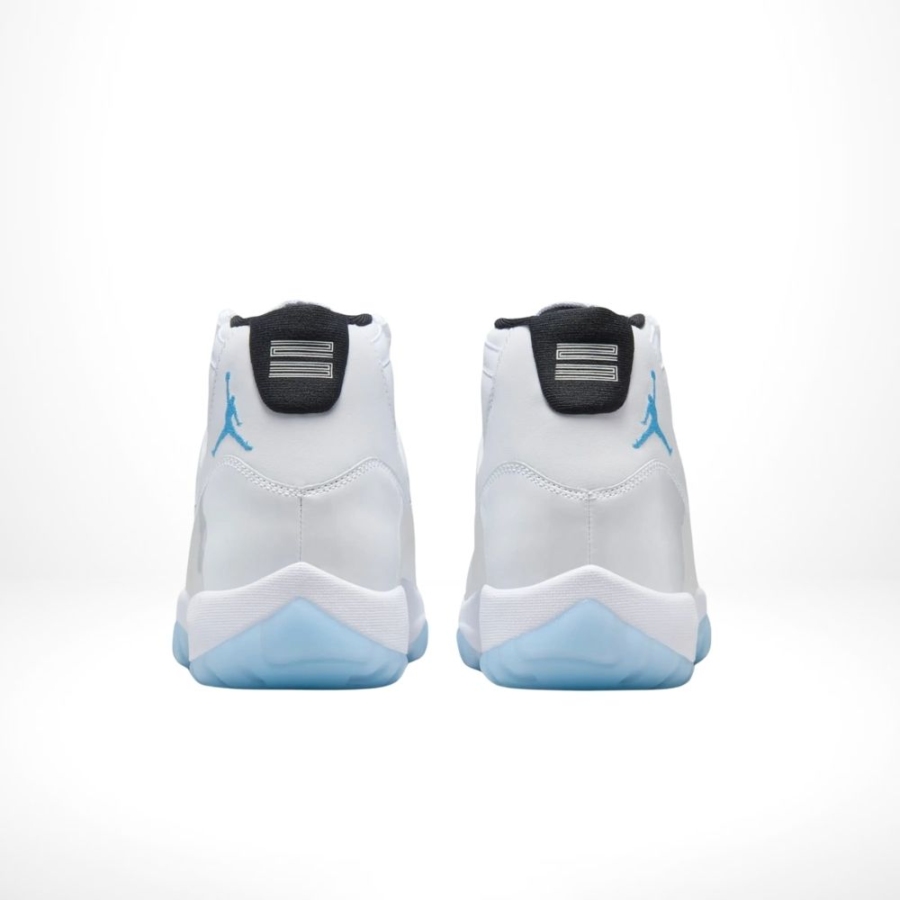 Rear view of the Air Jordan 11