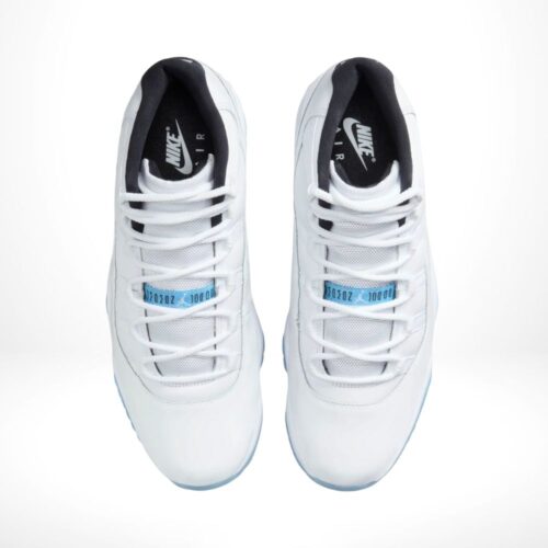 Top-down view of the Air Jordan 11