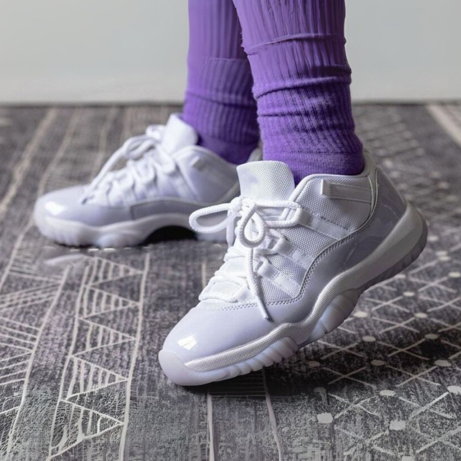 On-foot of the Air Jordan 11