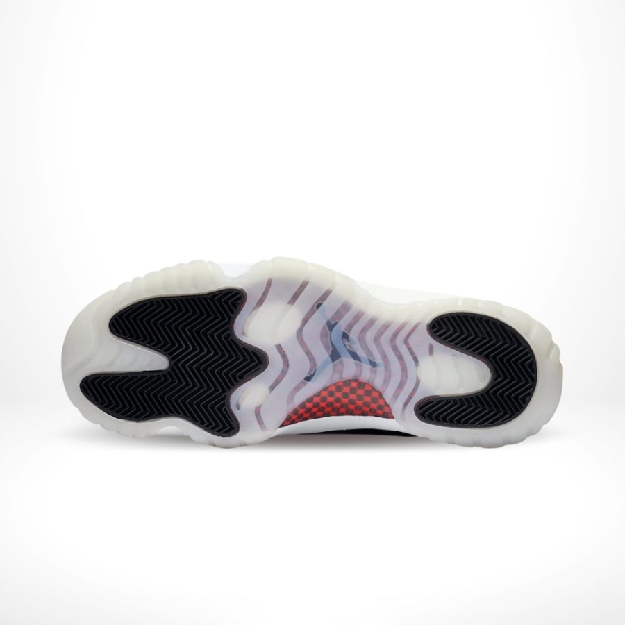 Bottom view of the Air Jordan 11