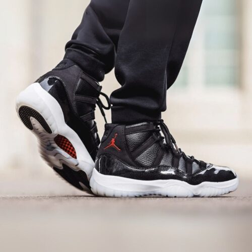 On-foot of the Air Jordan 11