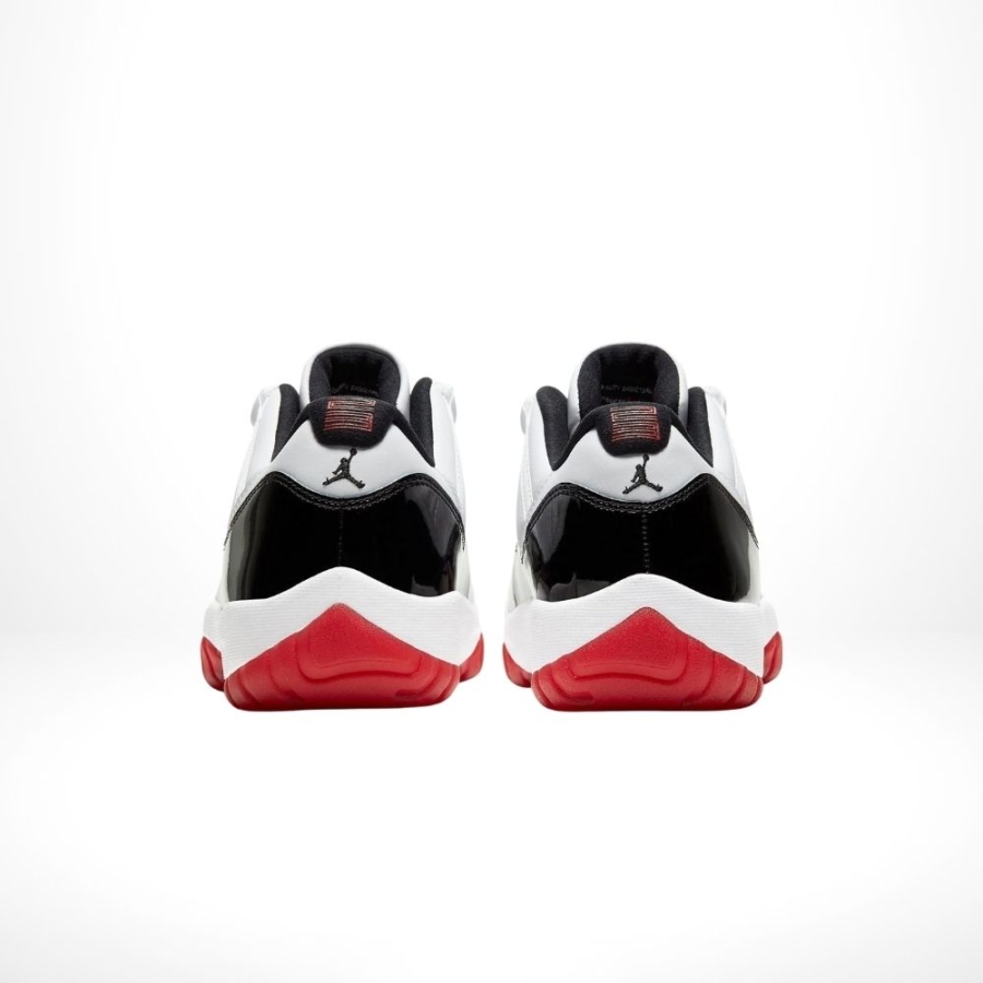 Rear view of the Air Jordan 11