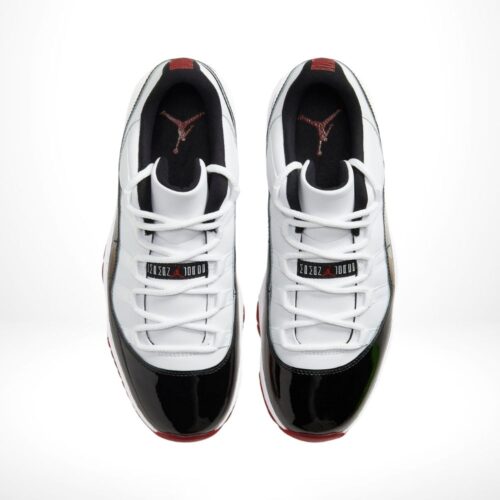 Top-down view of the Air Jordan 11