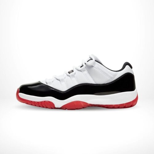 Medial side view of the Air Jordan 11