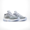 Angled front view of a full pair of Air Jordan 11