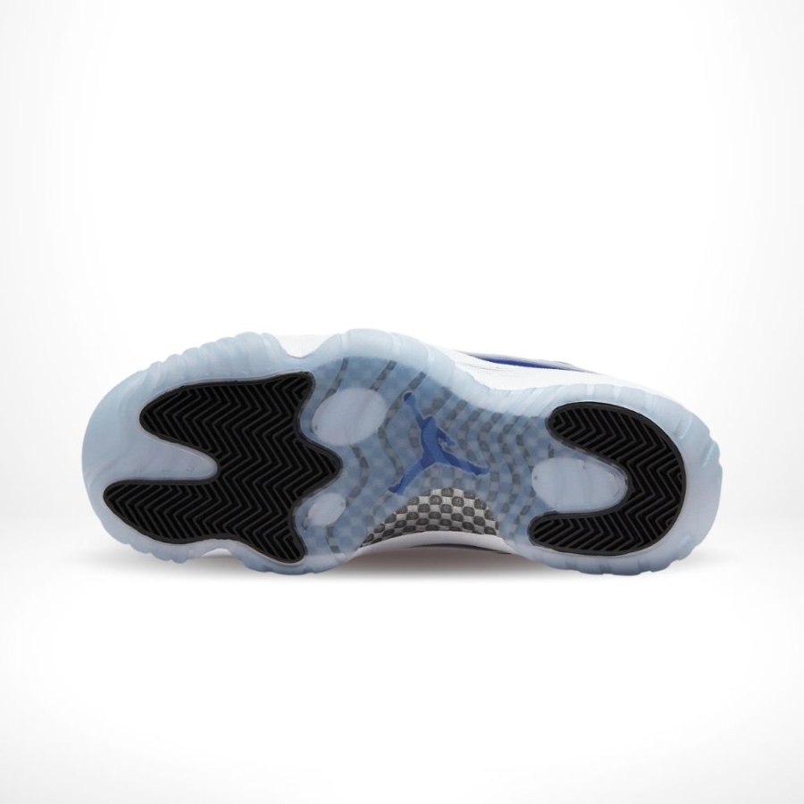 Bottom view of the Air Jordan 11