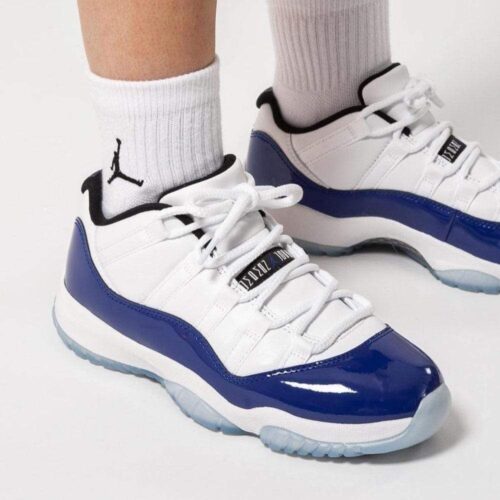 On-foot of the Air Jordan 11