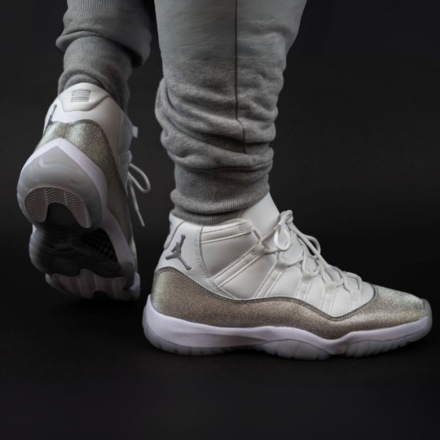 On-foot of the Air Jordan 11