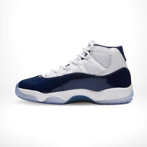 Medial side view of the Air Jordan 11