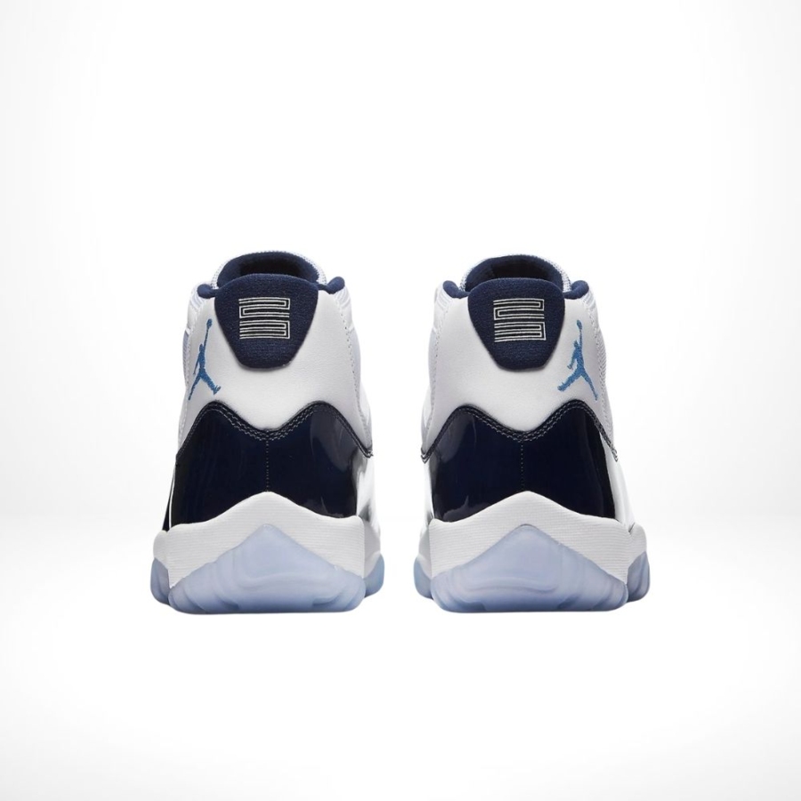 Rear view of the Air Jordan 11