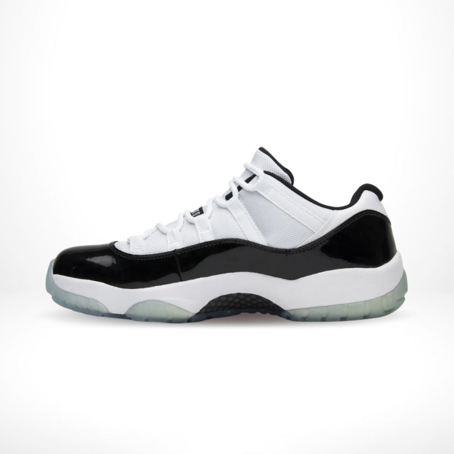 Medial side view of the Air Jordan 11
