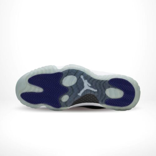 Bottom view of the Air Jordan 11