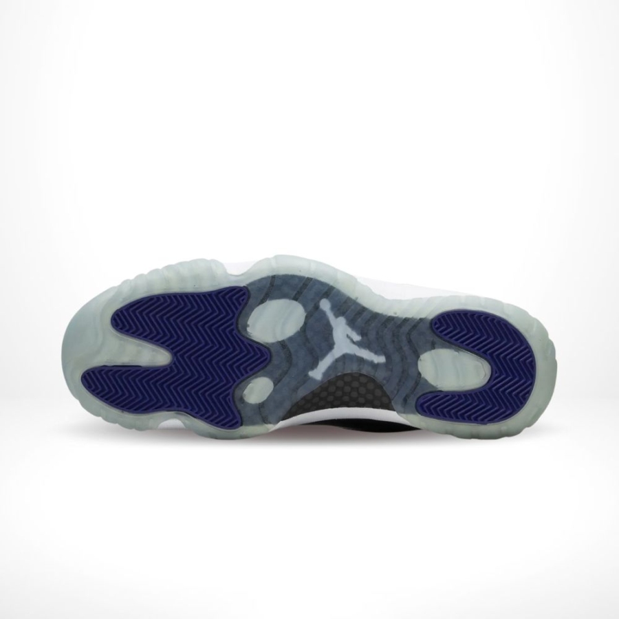Bottom view of the Air Jordan 11