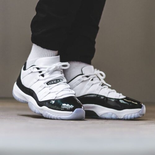 On-foot of the Air Jordan 11
