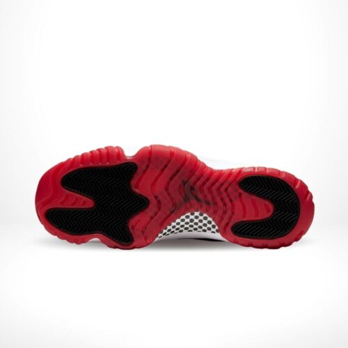Bottom view of the Air Jordan 11