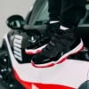 On-foot of the Air Jordan 11