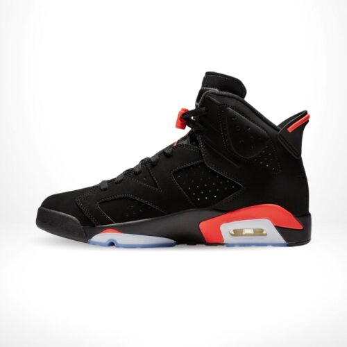 Medial side view of the Air Jordan 6