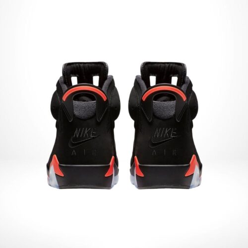 Rear view of the Air Jordan 6