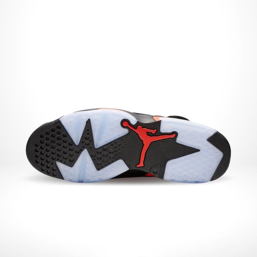 Bottom view of the Air Jordan 6
