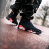 On-foot of the Air Jordan 6