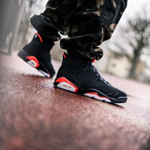 On-foot of the Air Jordan 6