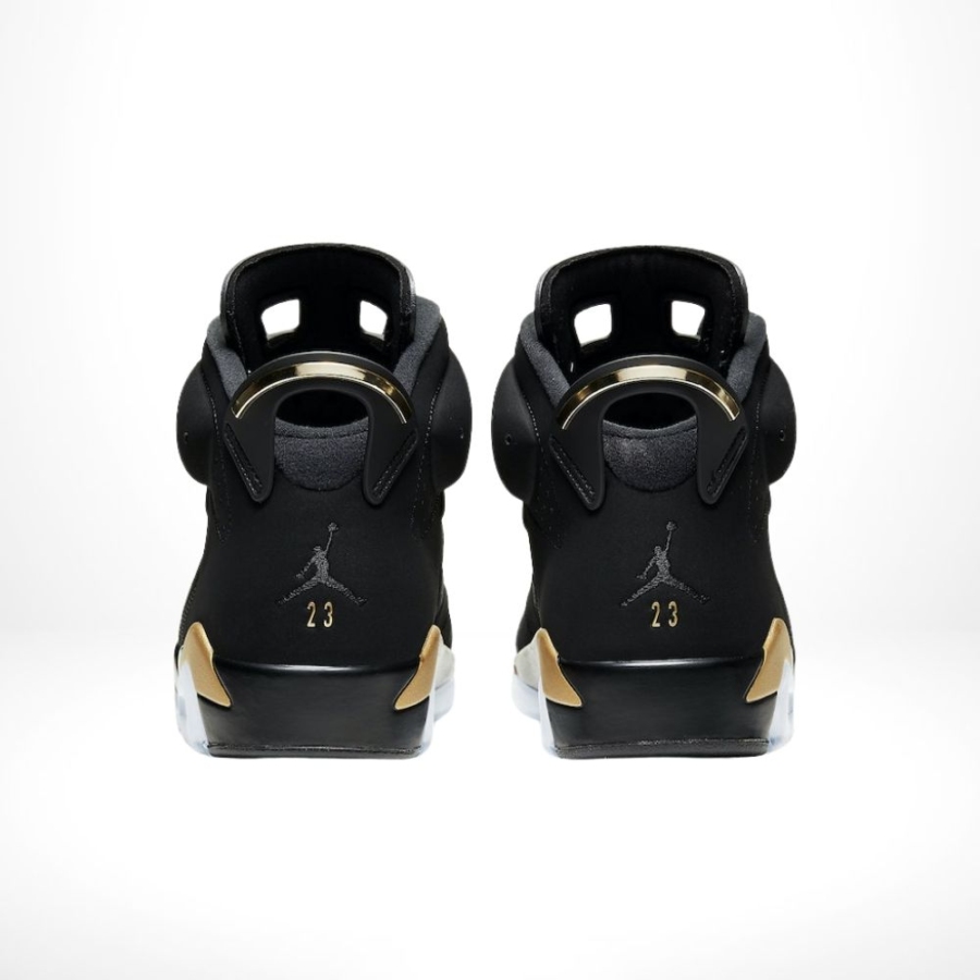 Rear view of the Air Jordan 6