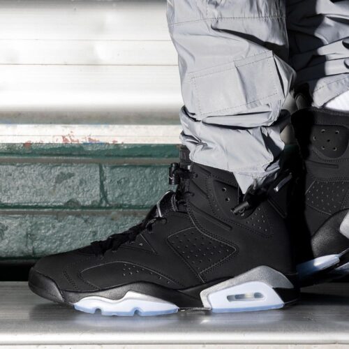 On-foot of the Air Jordan 6