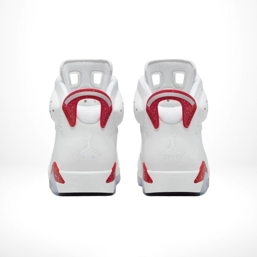 Rear view of the Air Jordan 6