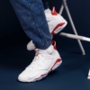 On-foot of the Air Jordan 6