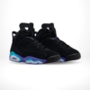 Angled front view of a full pair of Air Jordan 6