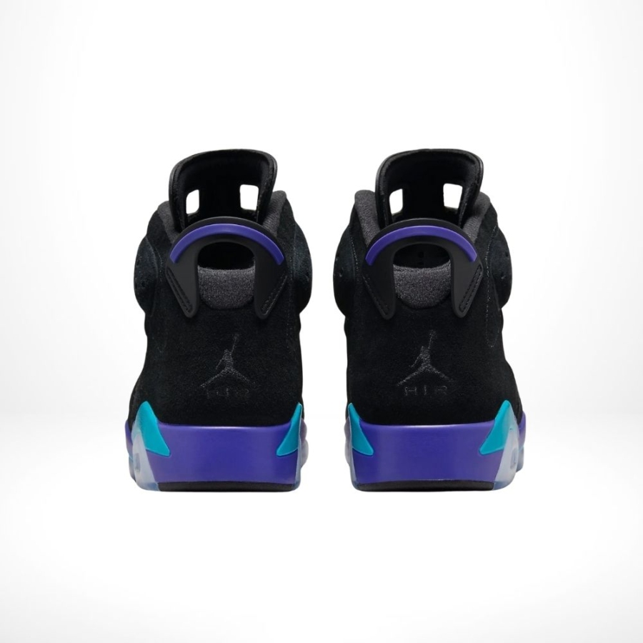 Rear view of the Air Jordan 6
