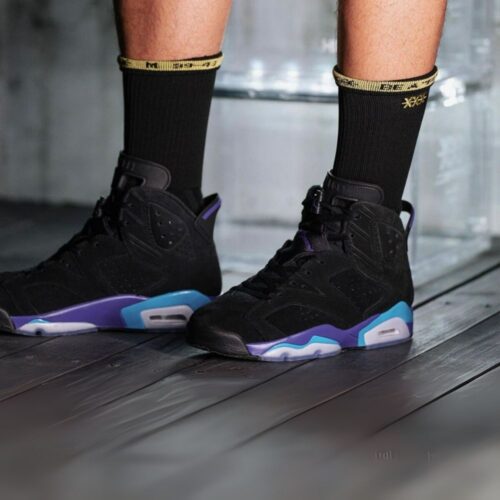 On-foot of the Air Jordan 6
