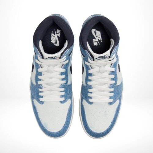 Top-down view of the Air Jordan 1