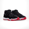 Angled front view of a full pair of Air Jordan 11