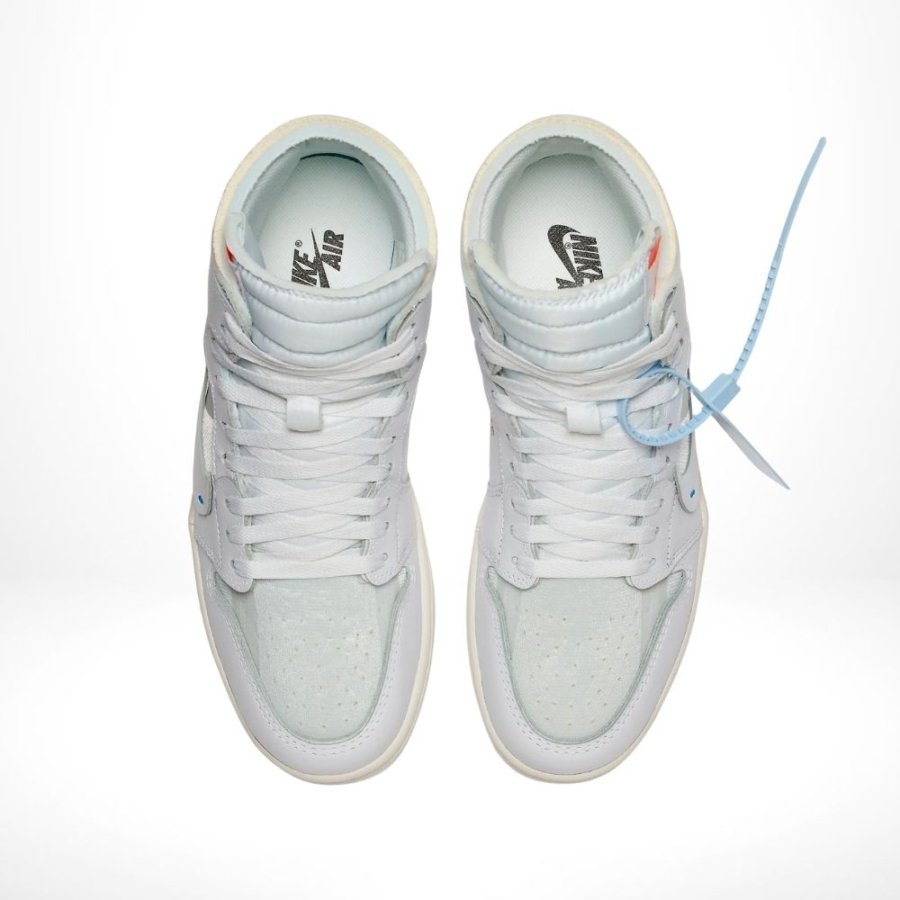 Top-down view of the Air Jordan 1