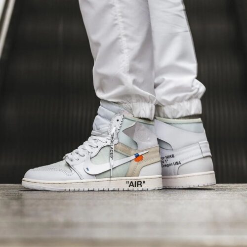 On-foot of the Air Jordan 1