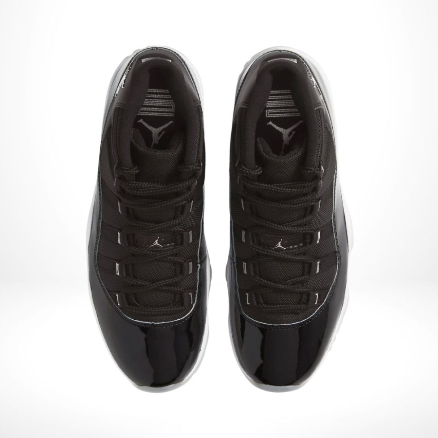 Top-down view of the Air Jordan 11