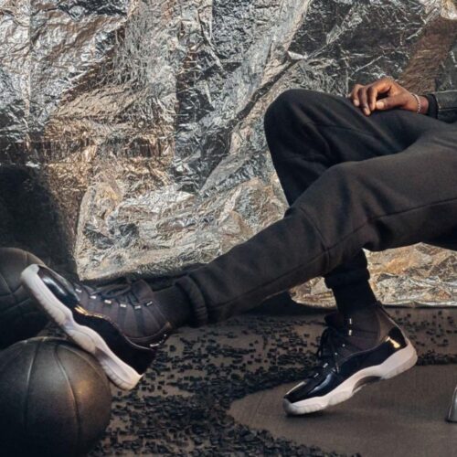 On-foot of the Air Jordan 11