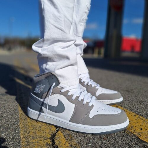 On-foot of the Air Jordan 1