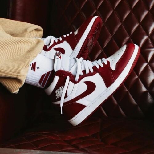 On-foot of the Air Jordan 1