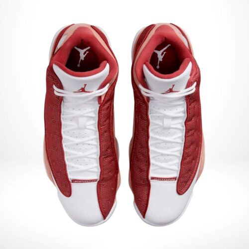 Top-down view of the Air Jordan 13