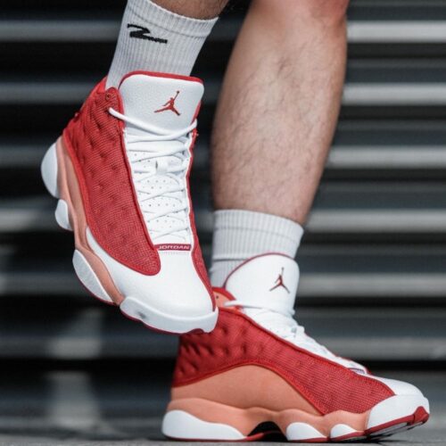 On-foot of the Air Jordan 13