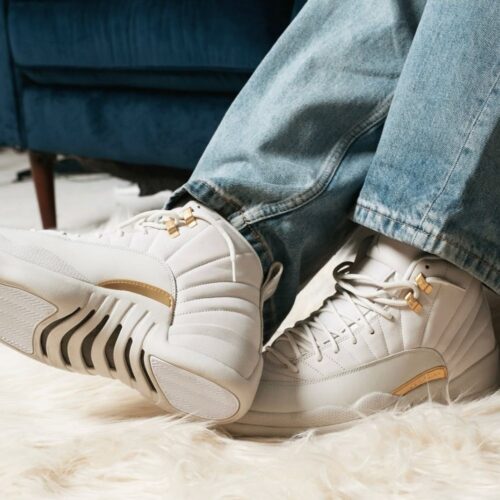 On-foot of the Air Jordan 12