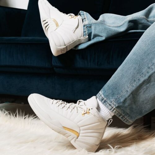 On-foot of the Air Jordan 12