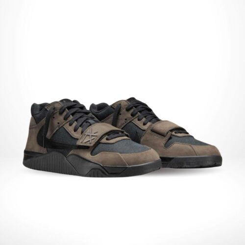 Angled front view of a full pair of Air Jordan