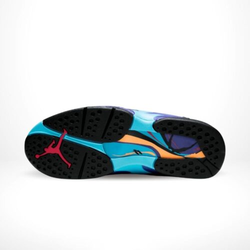Bottom view of the Air Jordan 8