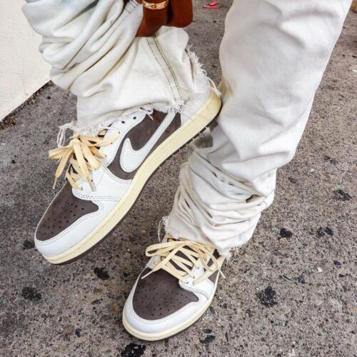 On-foot of the Air Jordan 1