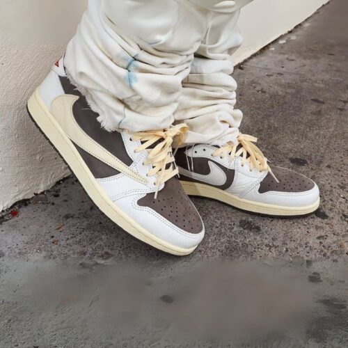On-foot of the Air Jordan 1