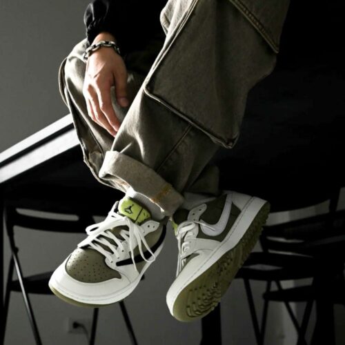 On-foot of the Air Jordan 1